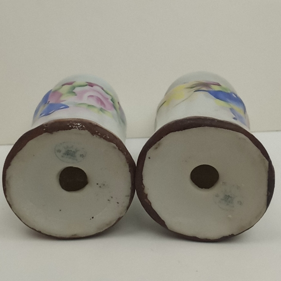 Antique Dining Antique Hand Painted Nippon Salt And Pepper Shaker